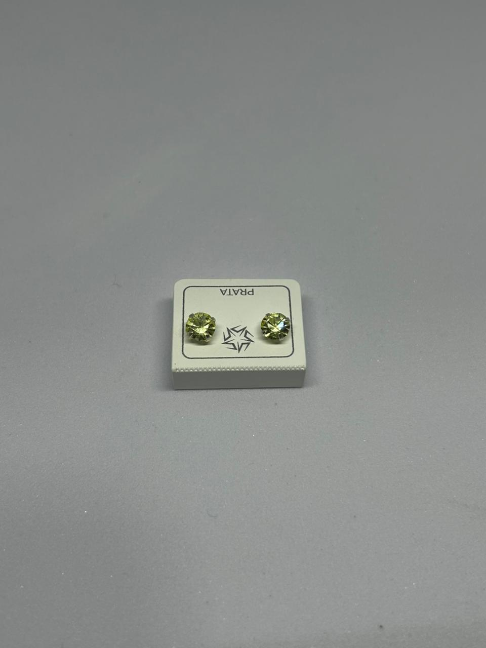 Brinco baby cristal amarelo